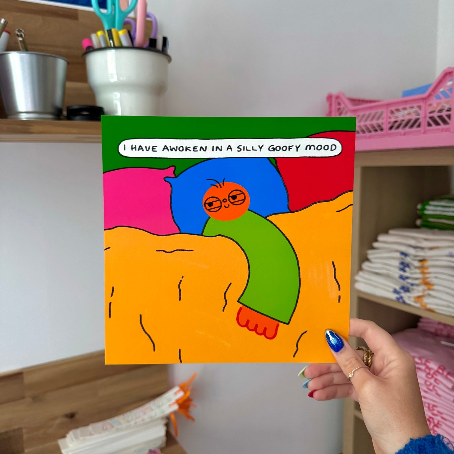 Silly Goofy Mood Art Print