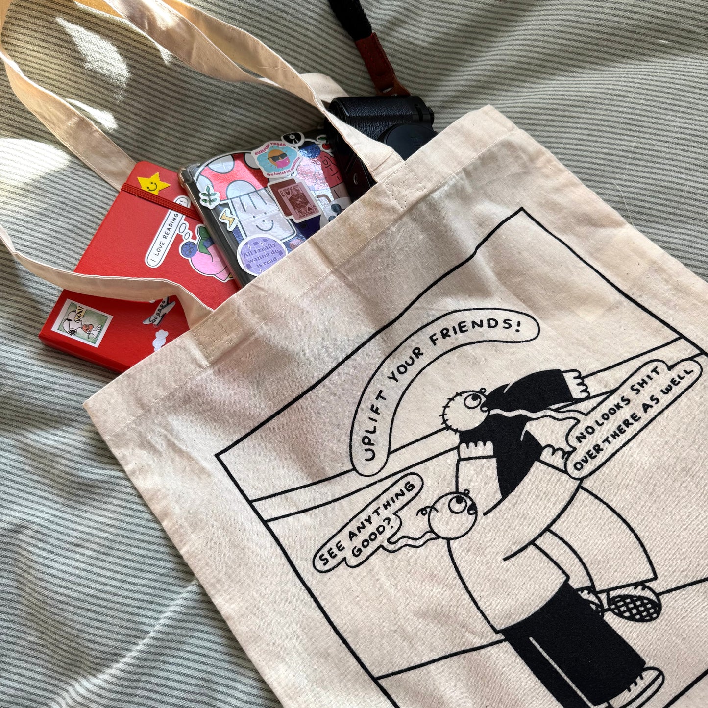 Uplift Your Friends Tote Bag