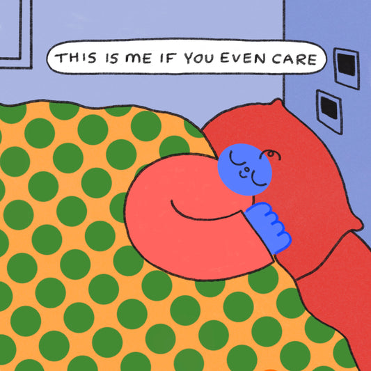 This Is Me If You Even Care Art Print