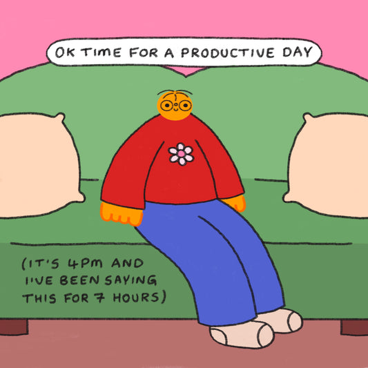 Productive Day Art Print