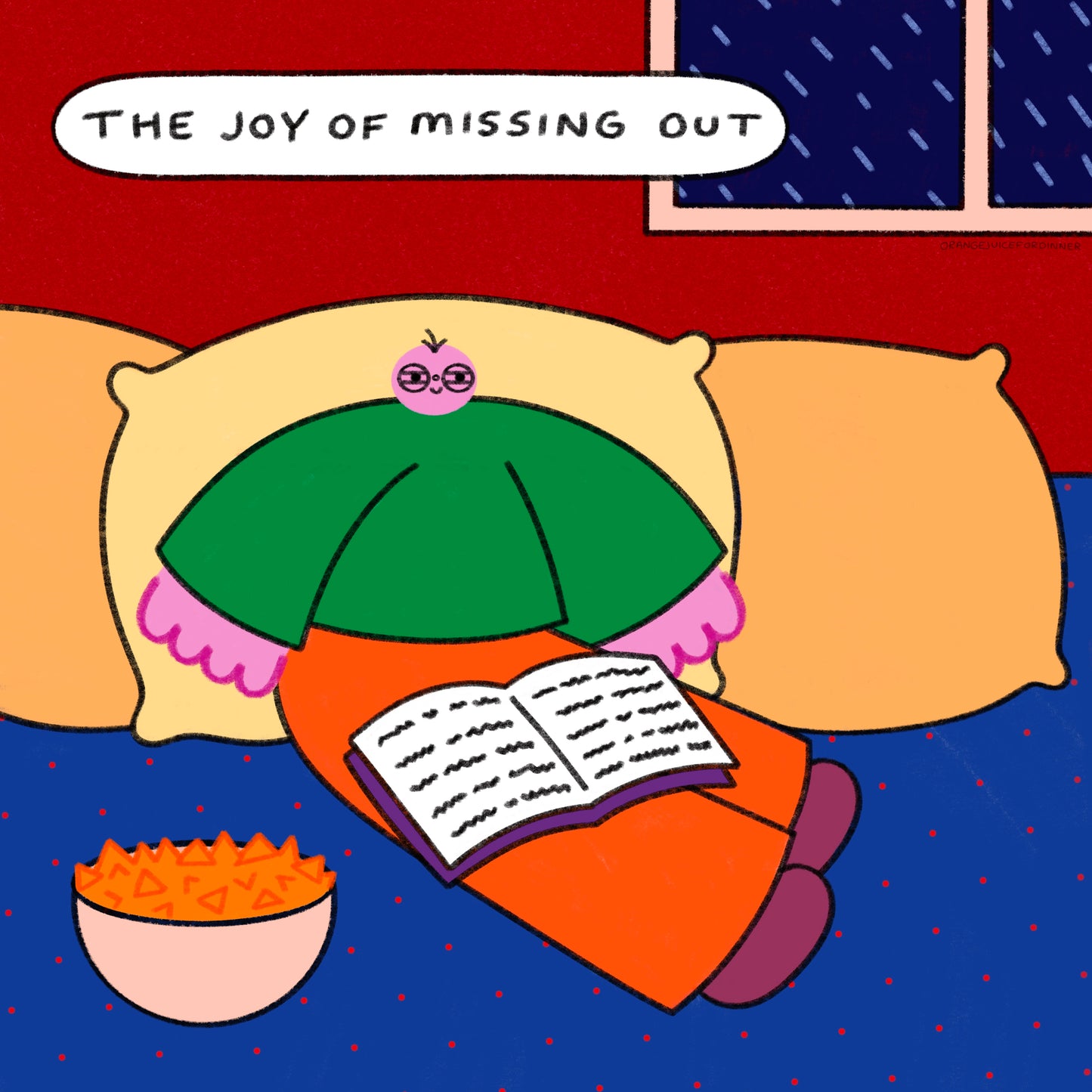 The Joy Of Missing Out Art Print