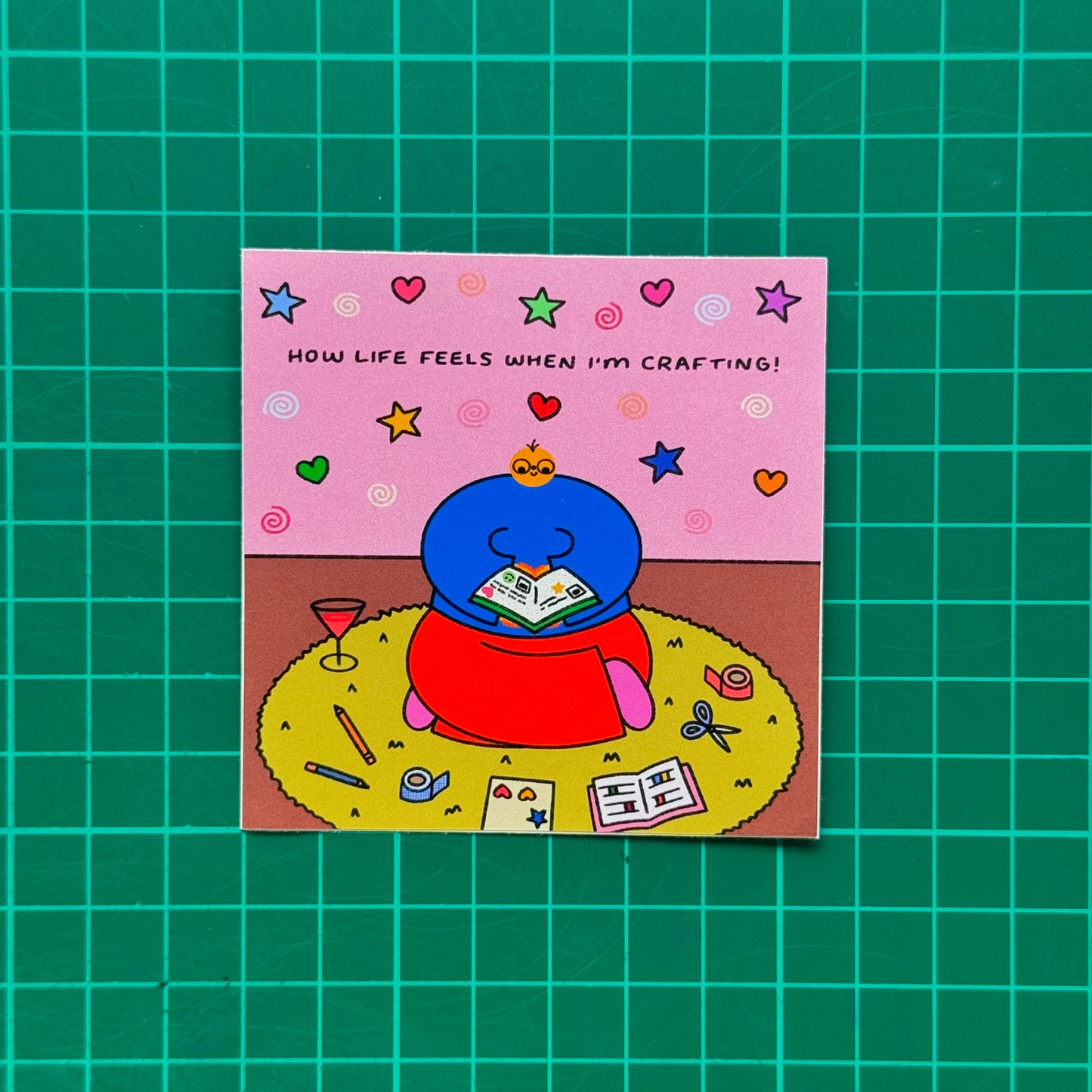 How Life Feels When I'm Crafting Sticker