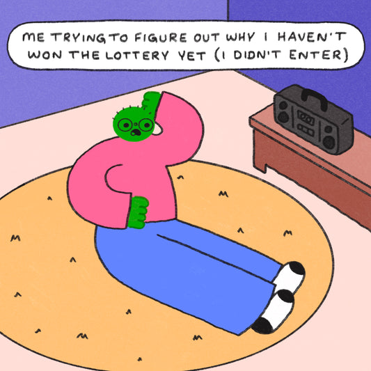 Lottery Art Print