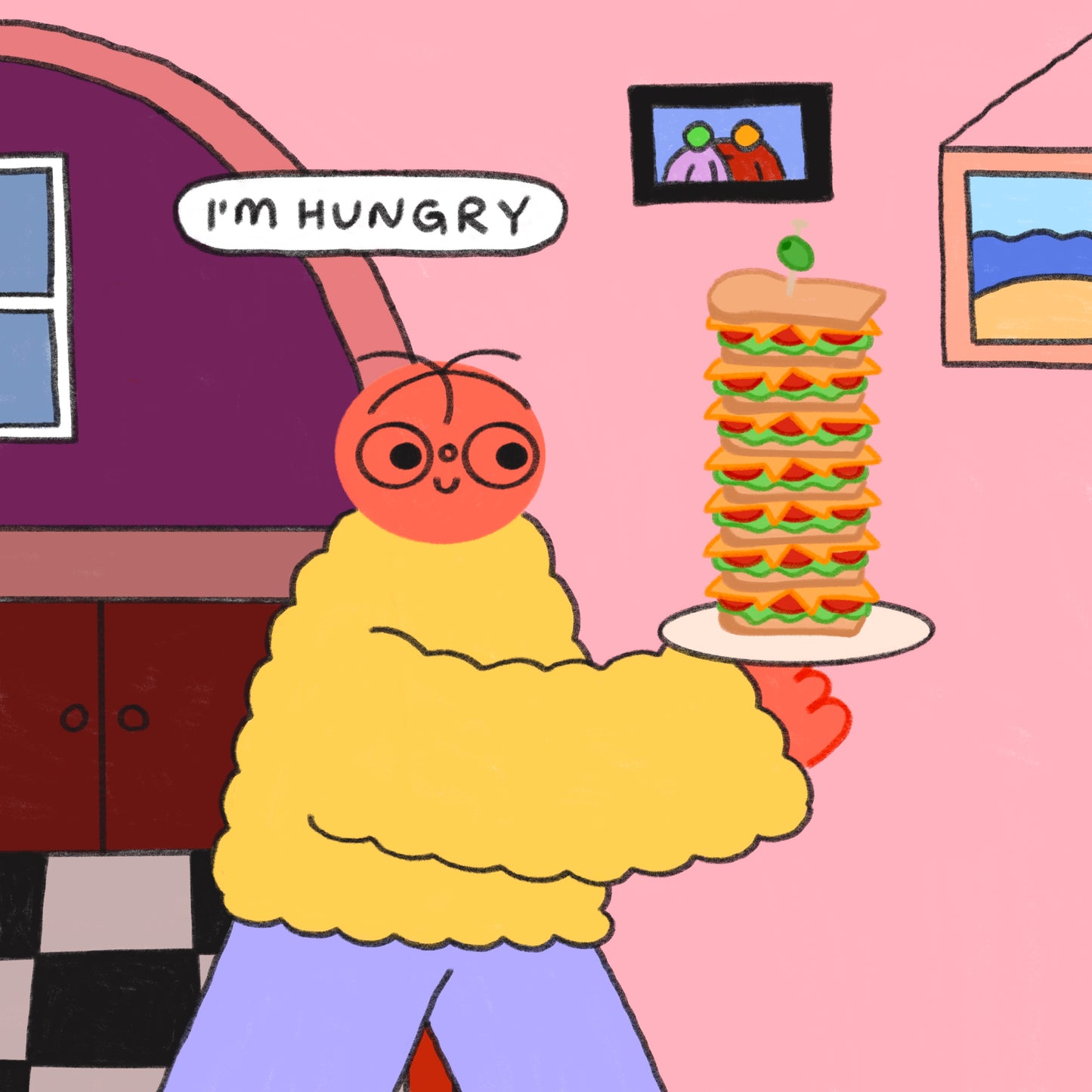 I’m Hungry Art Print