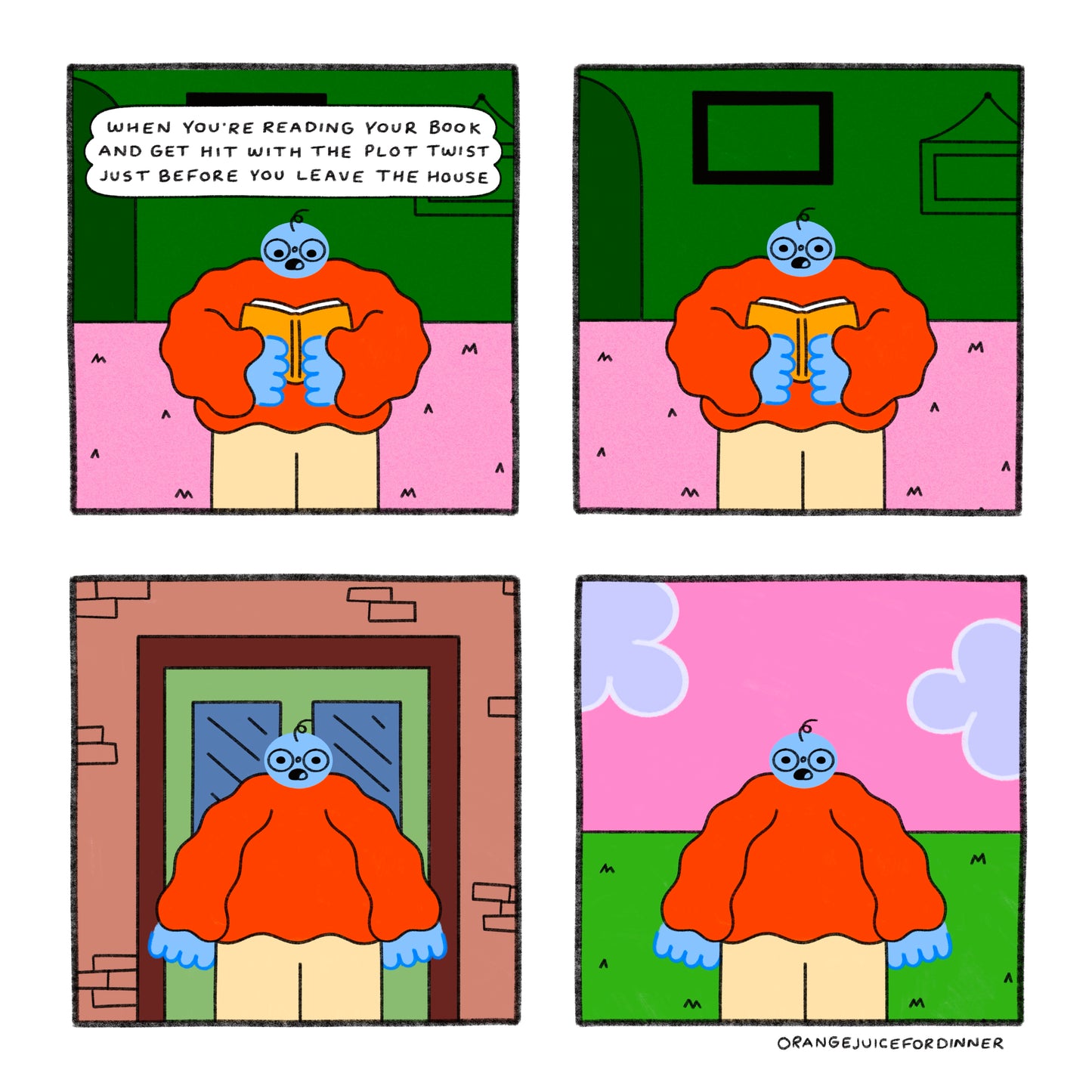 Plot Twist Art Print