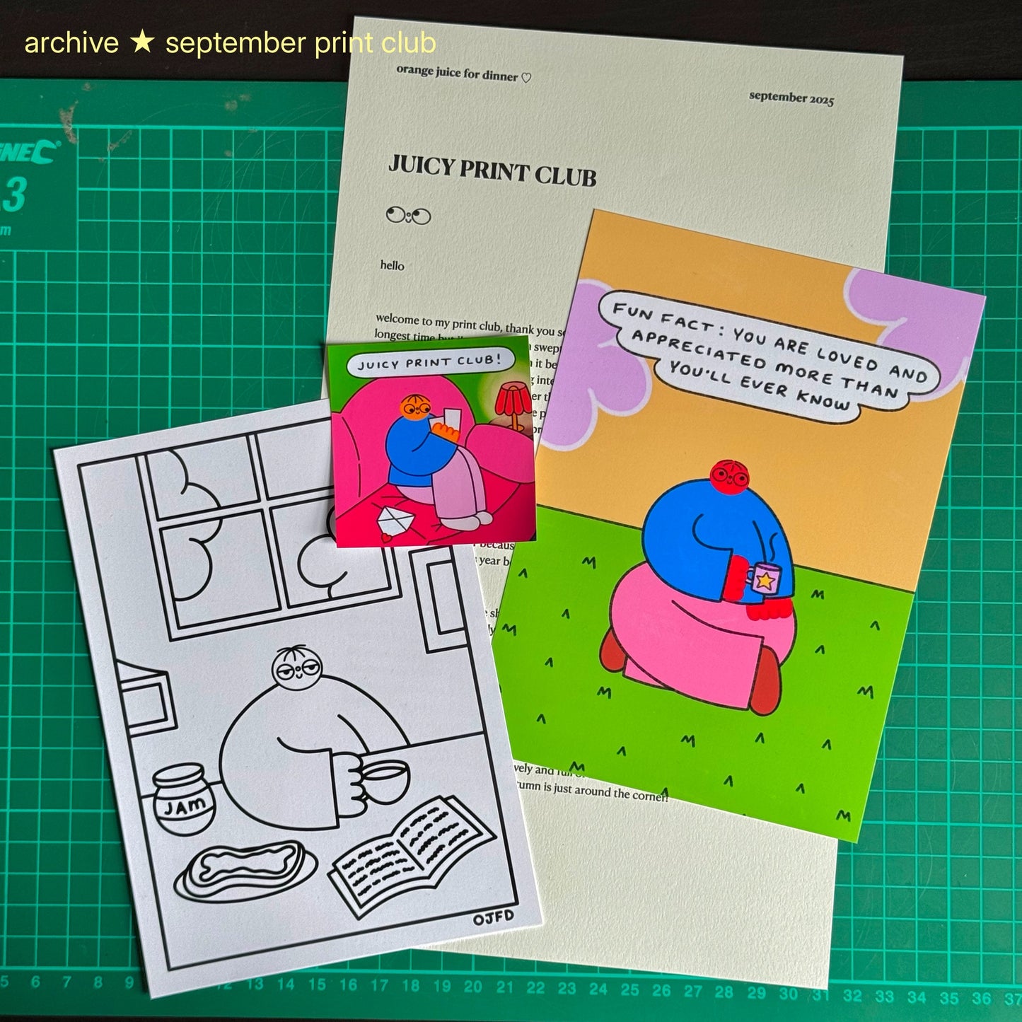 ARCHIVE - September 2025 Print Club