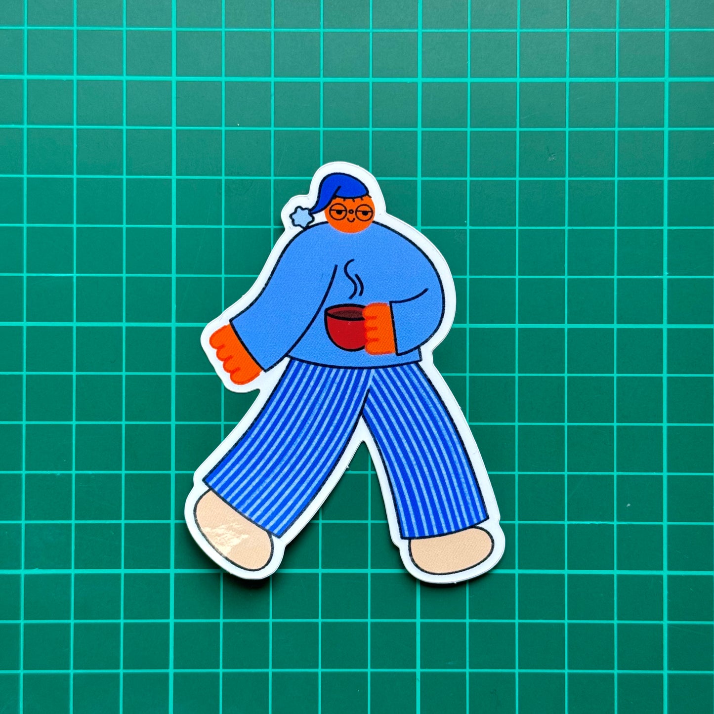 Sleepy Fella Sticker