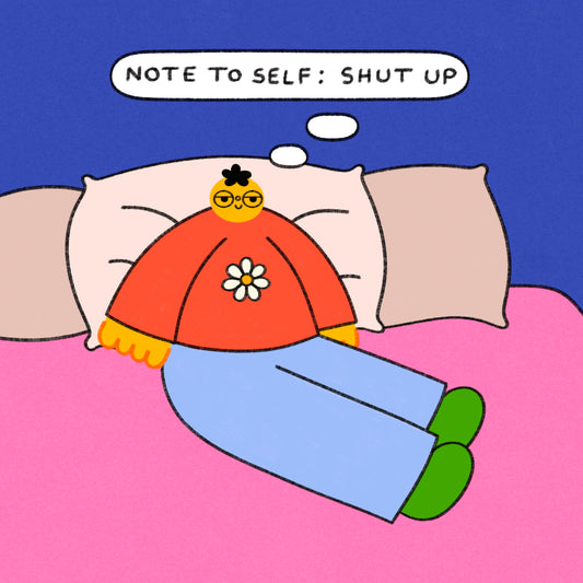 Note To Self: Shut Up Art Print