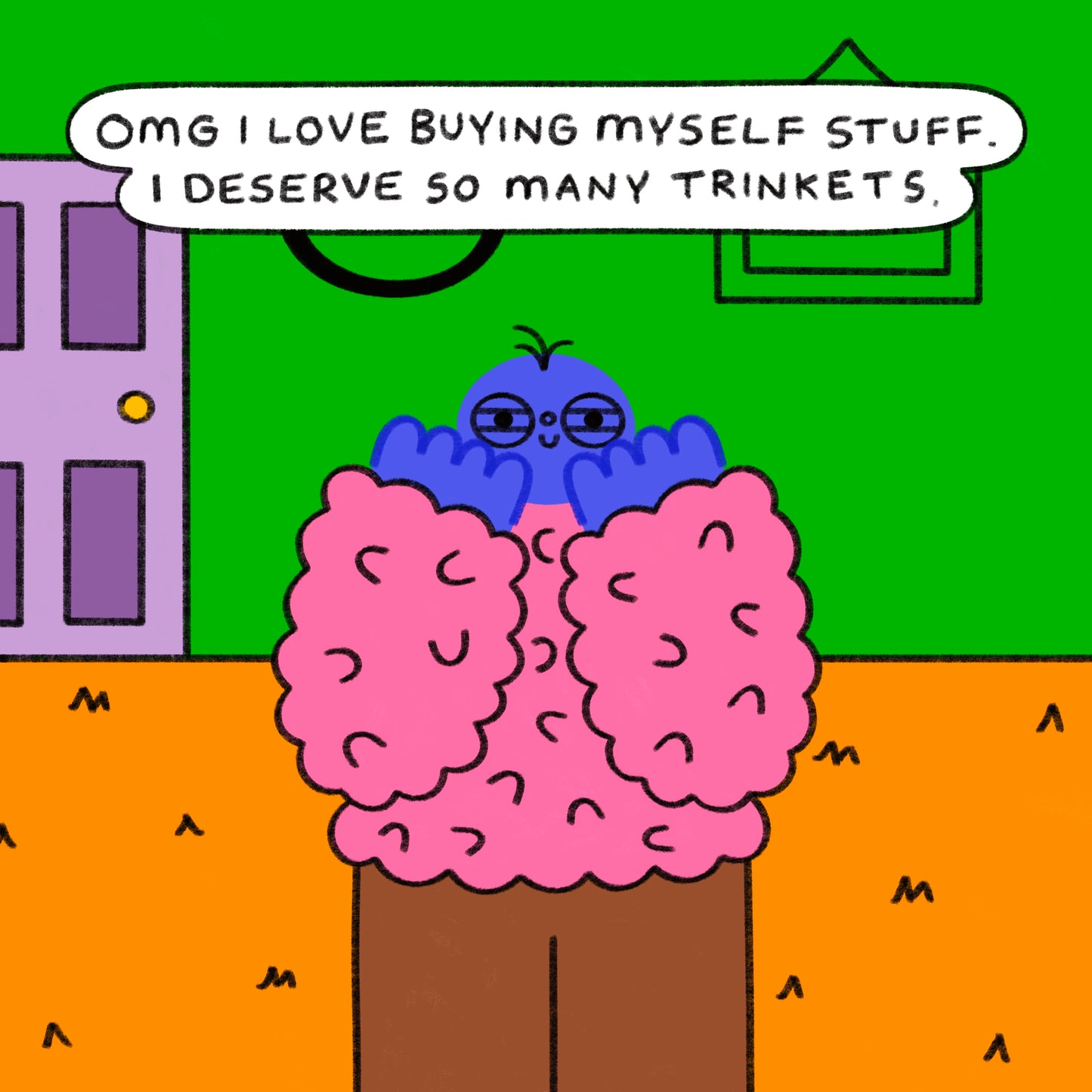 Omg I Love Buying Myself Stuff Art Print