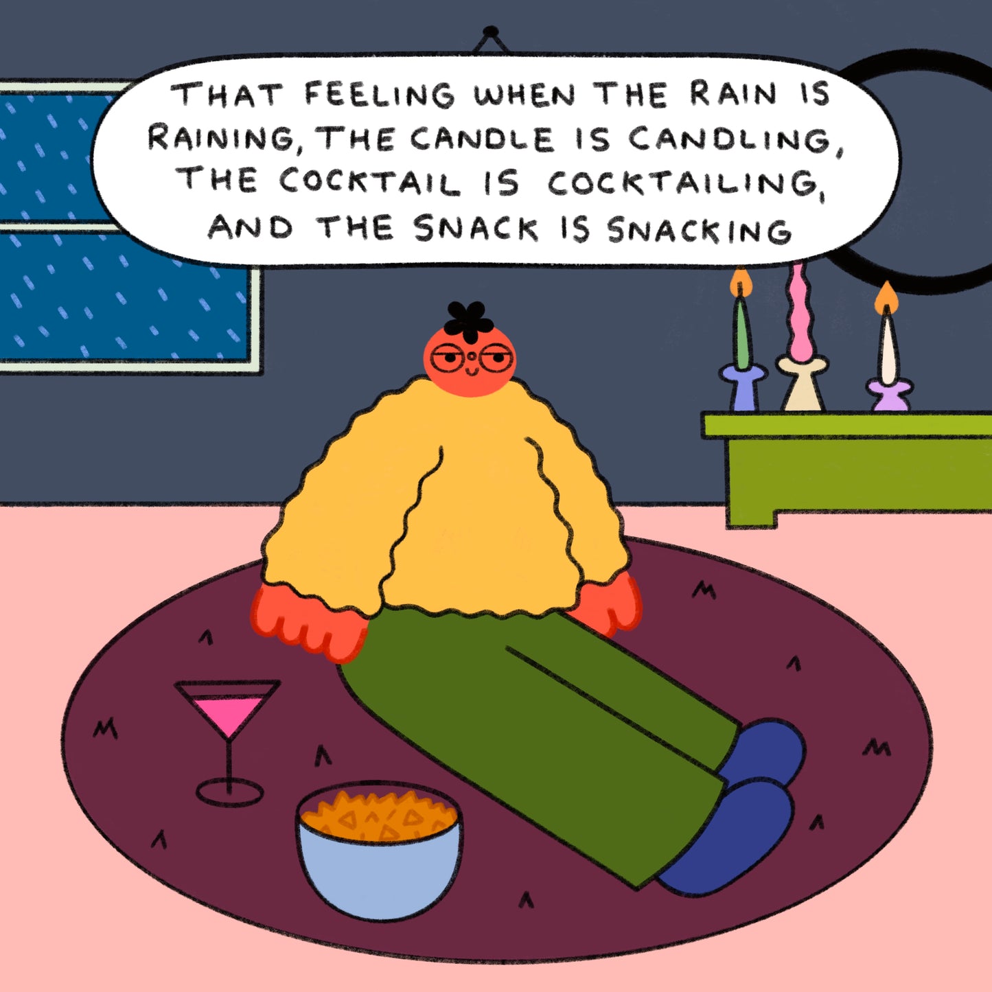 Rain Is Raining… Art Print