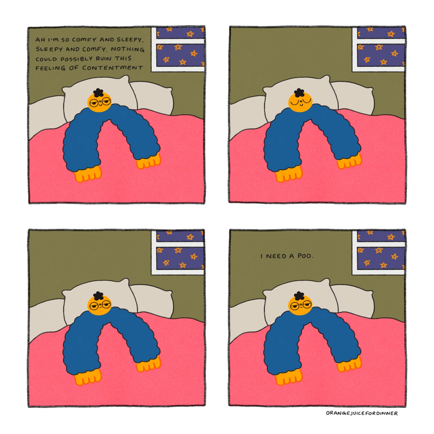 Sleepy And Comfy Comic