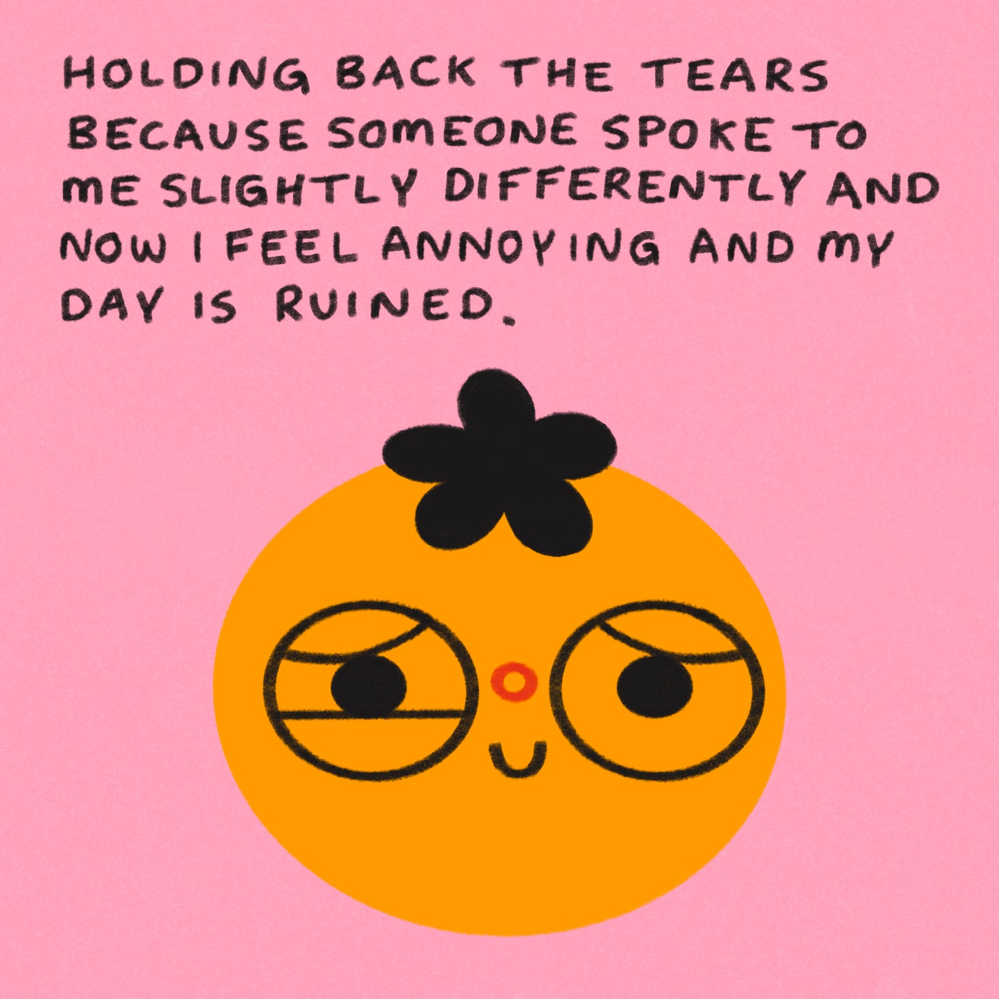 Holding Back The Tears Art Print