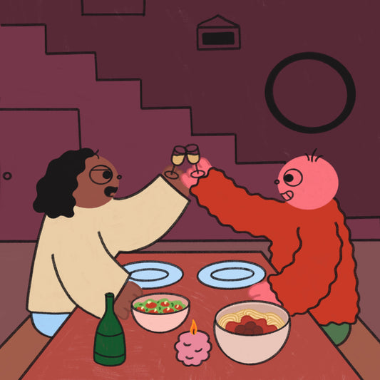 Dinner Time Art Print