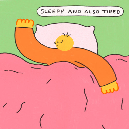 Sleepy And Also Tired Art Print