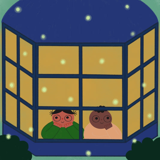 Window Watching  Art Print