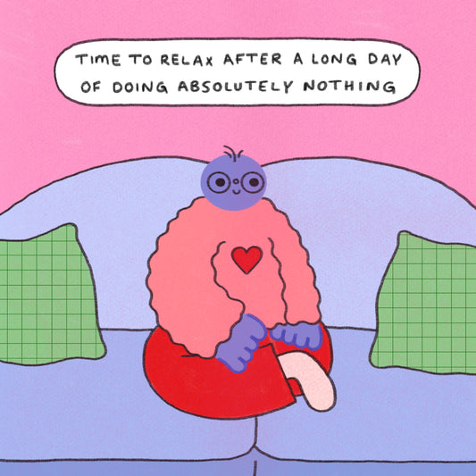 Time To Relax Art Print