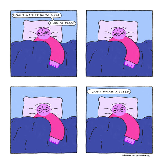 Sleep Comic Art Print