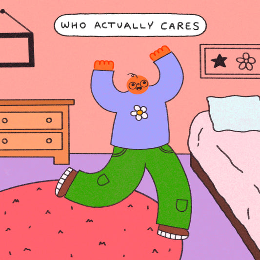 Who Actually Cares Art Print