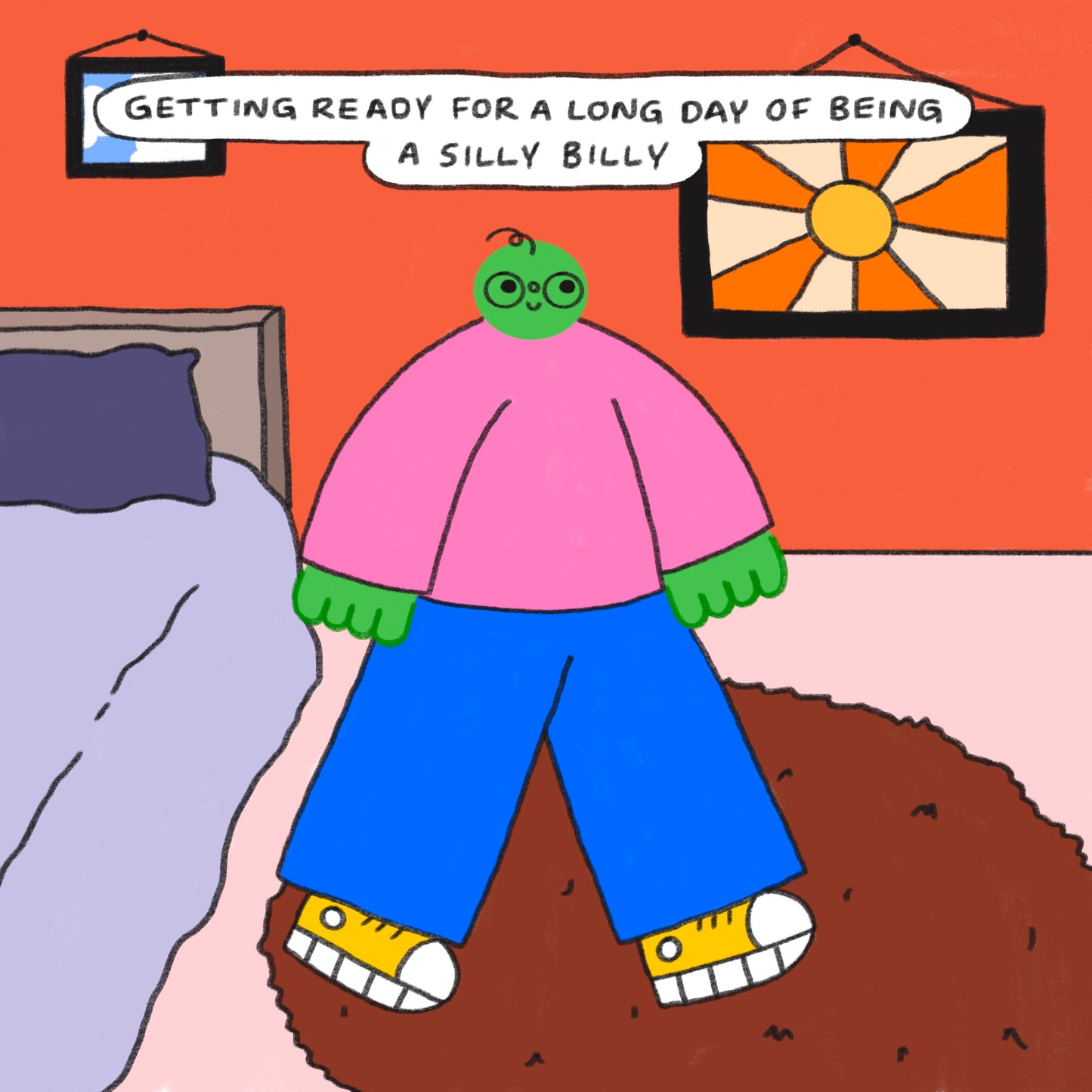 Silly Billy Art Print