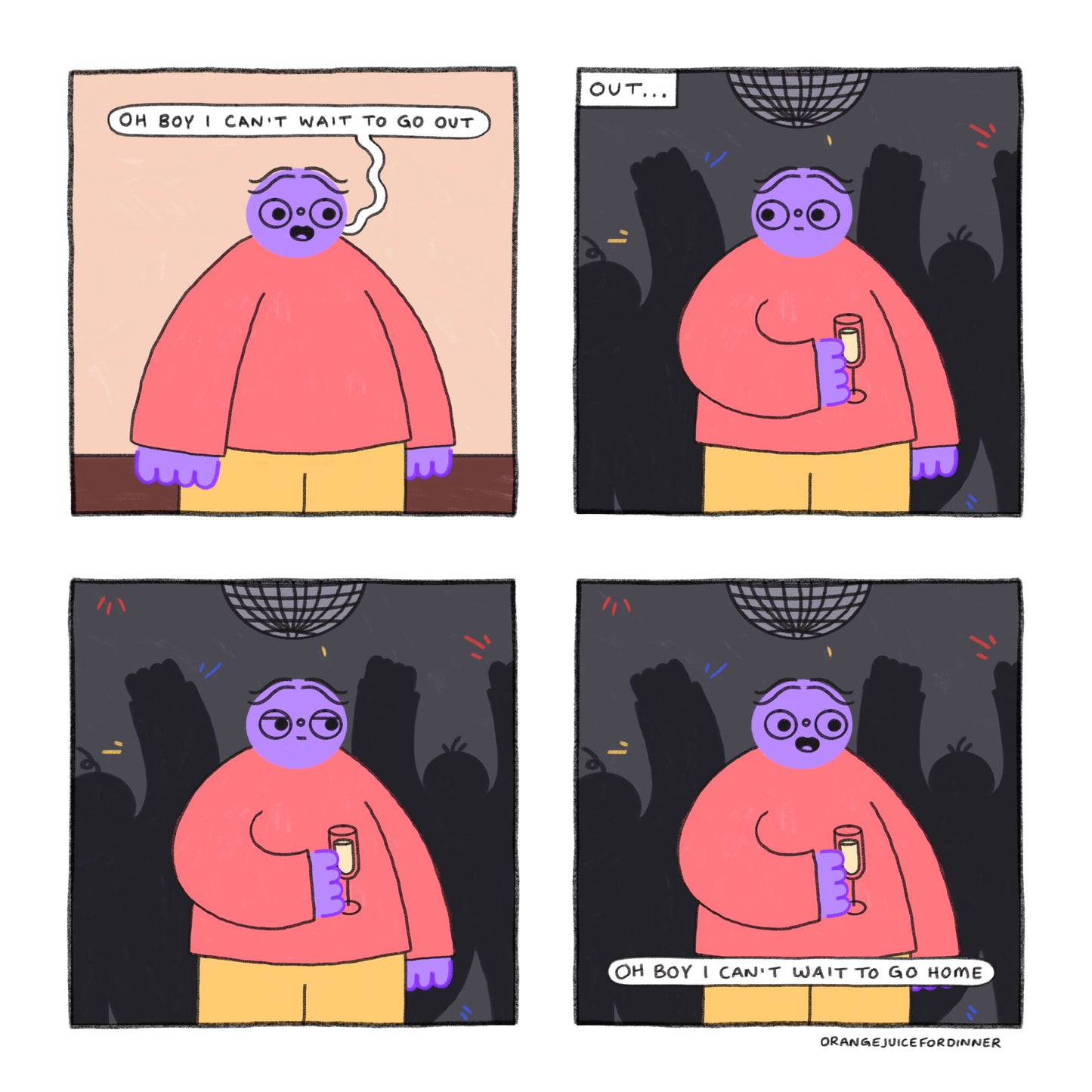 I Can’t Wait To Go Out Comic