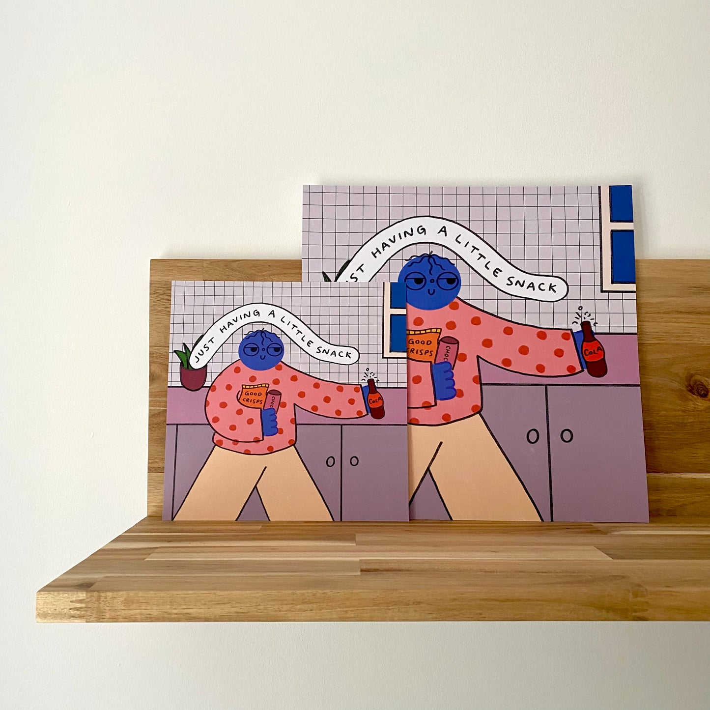 Just Having A Little Snack Art Print