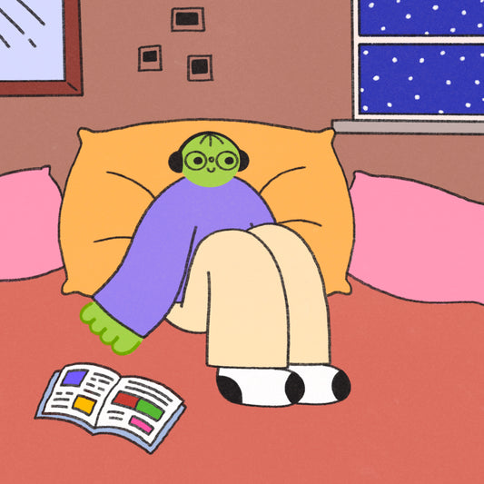 Bedroom Tunes Art Print