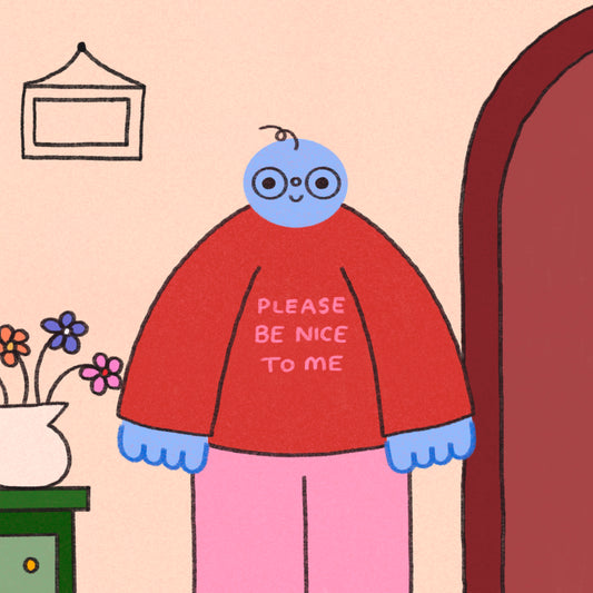 Please Be Nice To Me Art Print