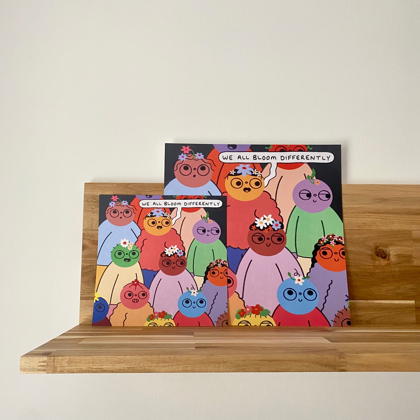 We All Bloom Differently Art Print