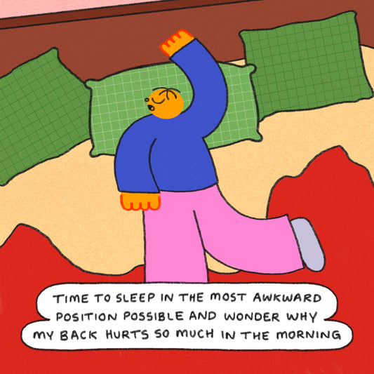 Time To Sleep Awkwardly Art Print