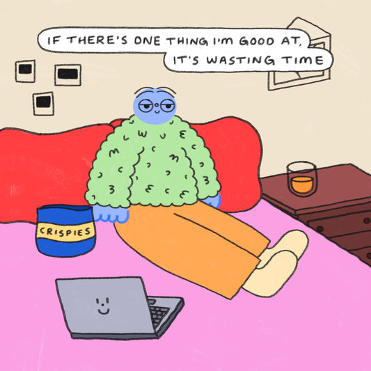 Wasting Time Art Print