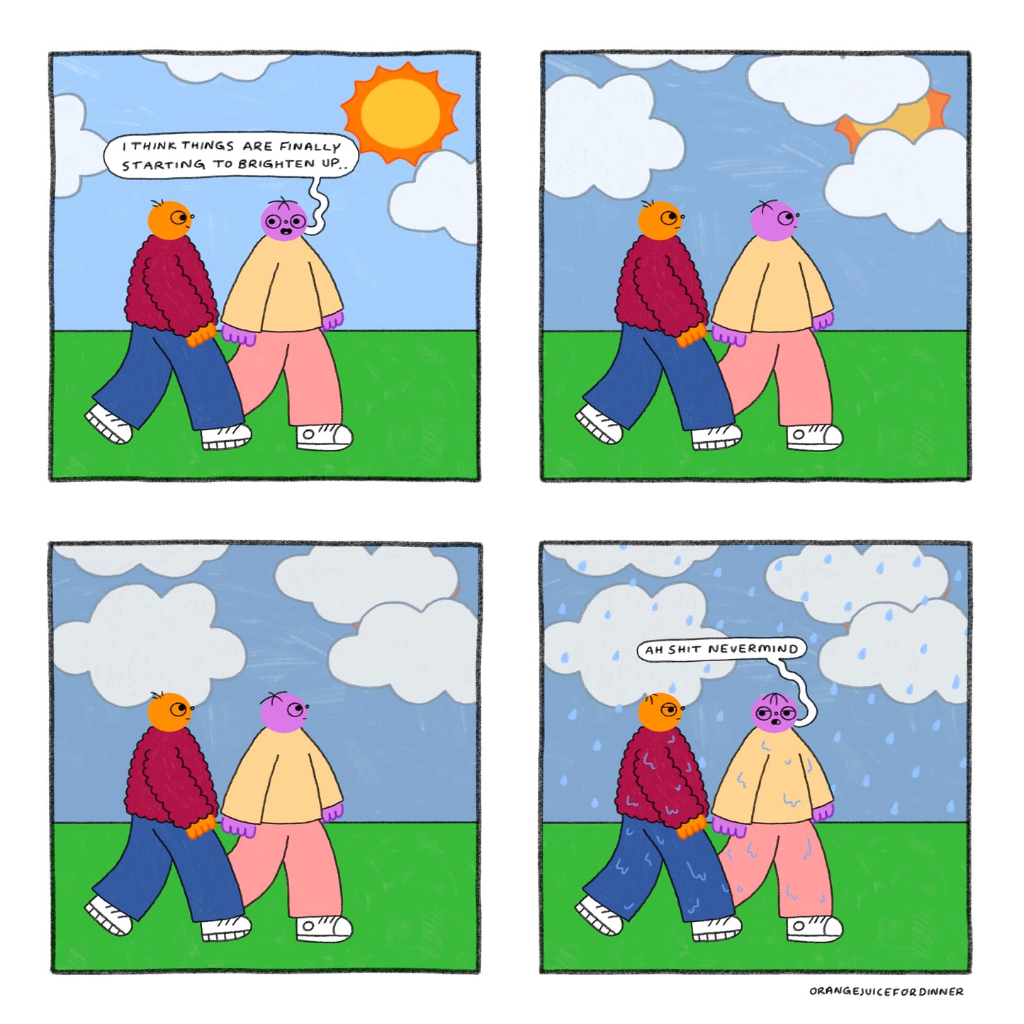 Things Are Starting To Brighten Up Comic