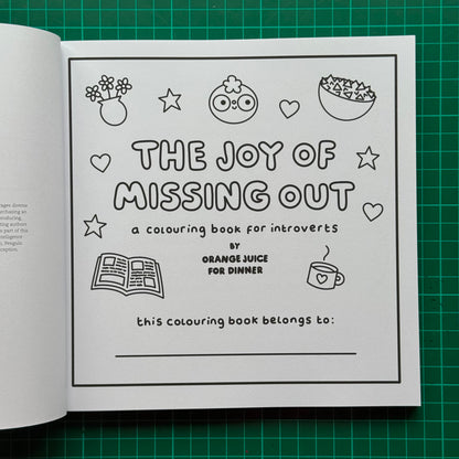 The Joy Of Missing Out Colouring Book