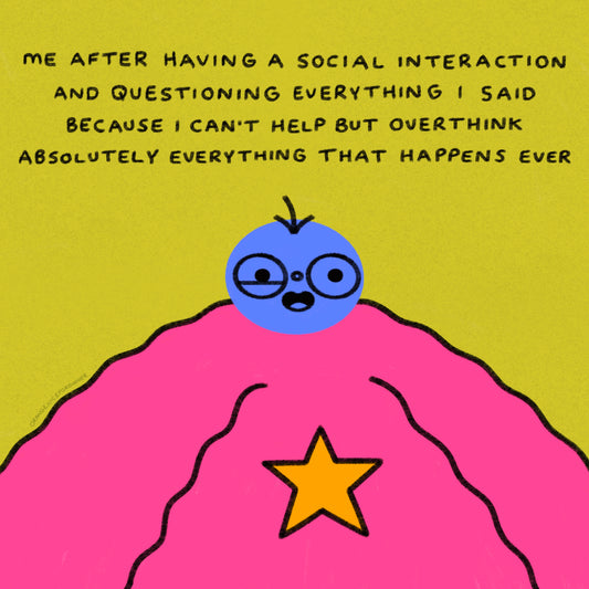 Me After Having A Social Interaction Art Print