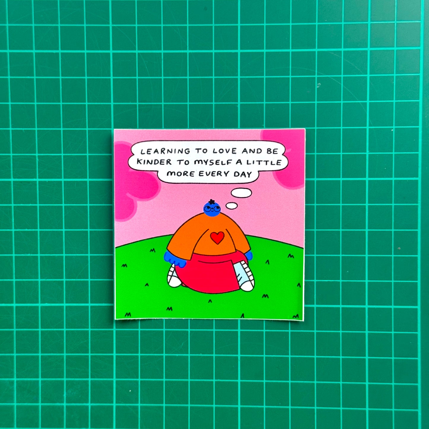 Learning To Love And Be Kinder To Myself Sticker