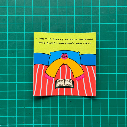 I Win The Sleepy Awards Sticker