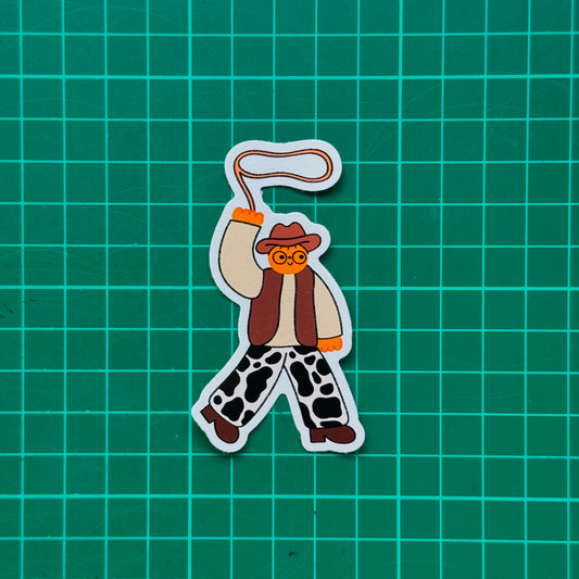 Cowboy Sticker