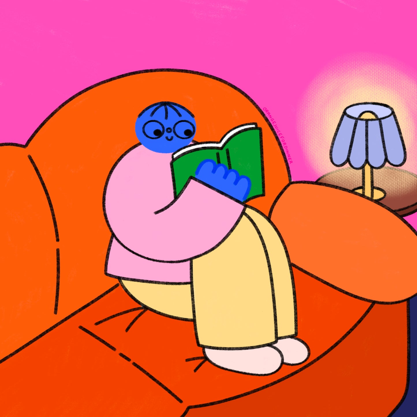 I Love Reading Art Print