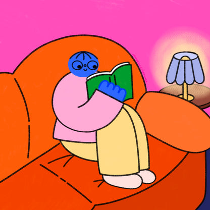 I Love Reading Art Print