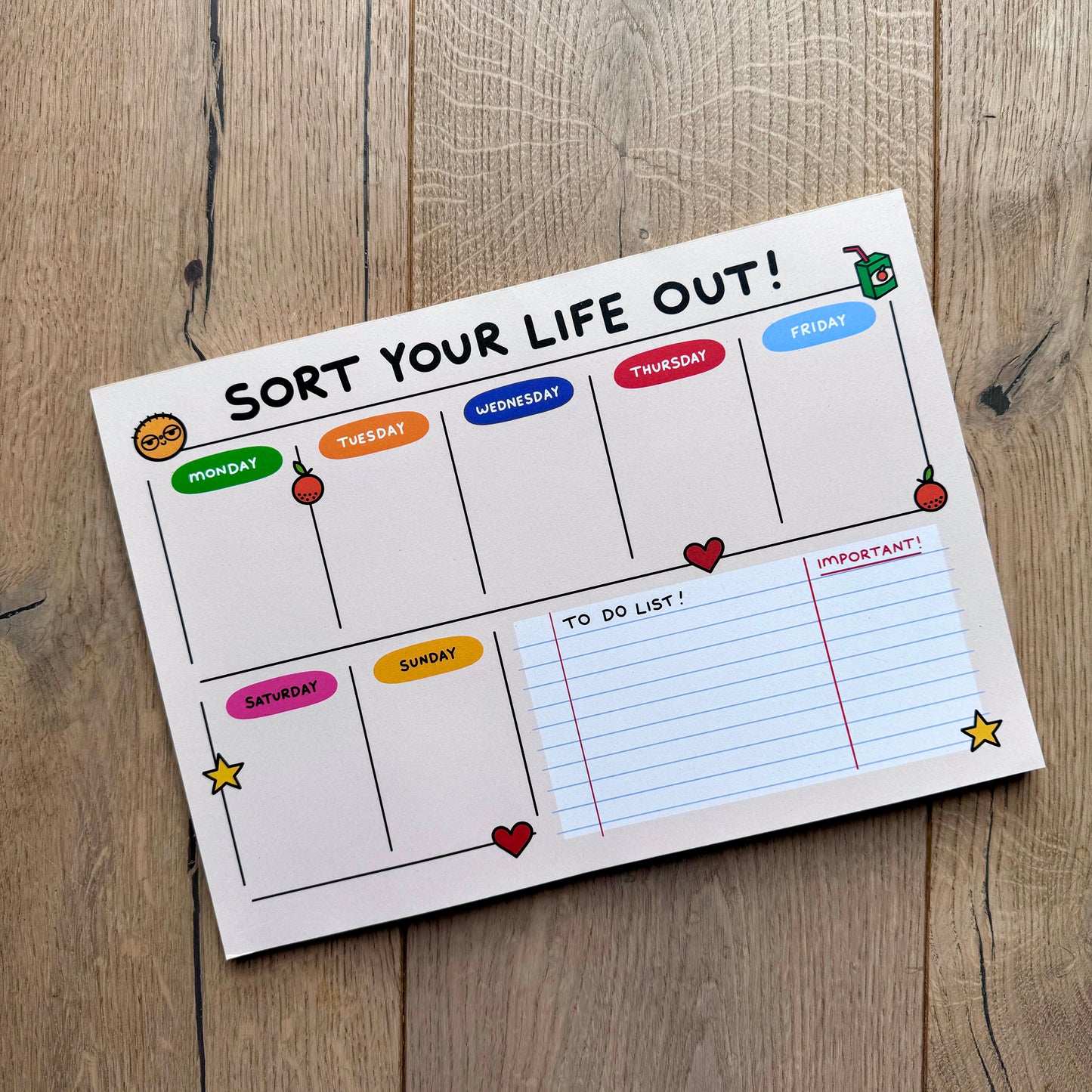 Sort Your Life Out Desk Planner