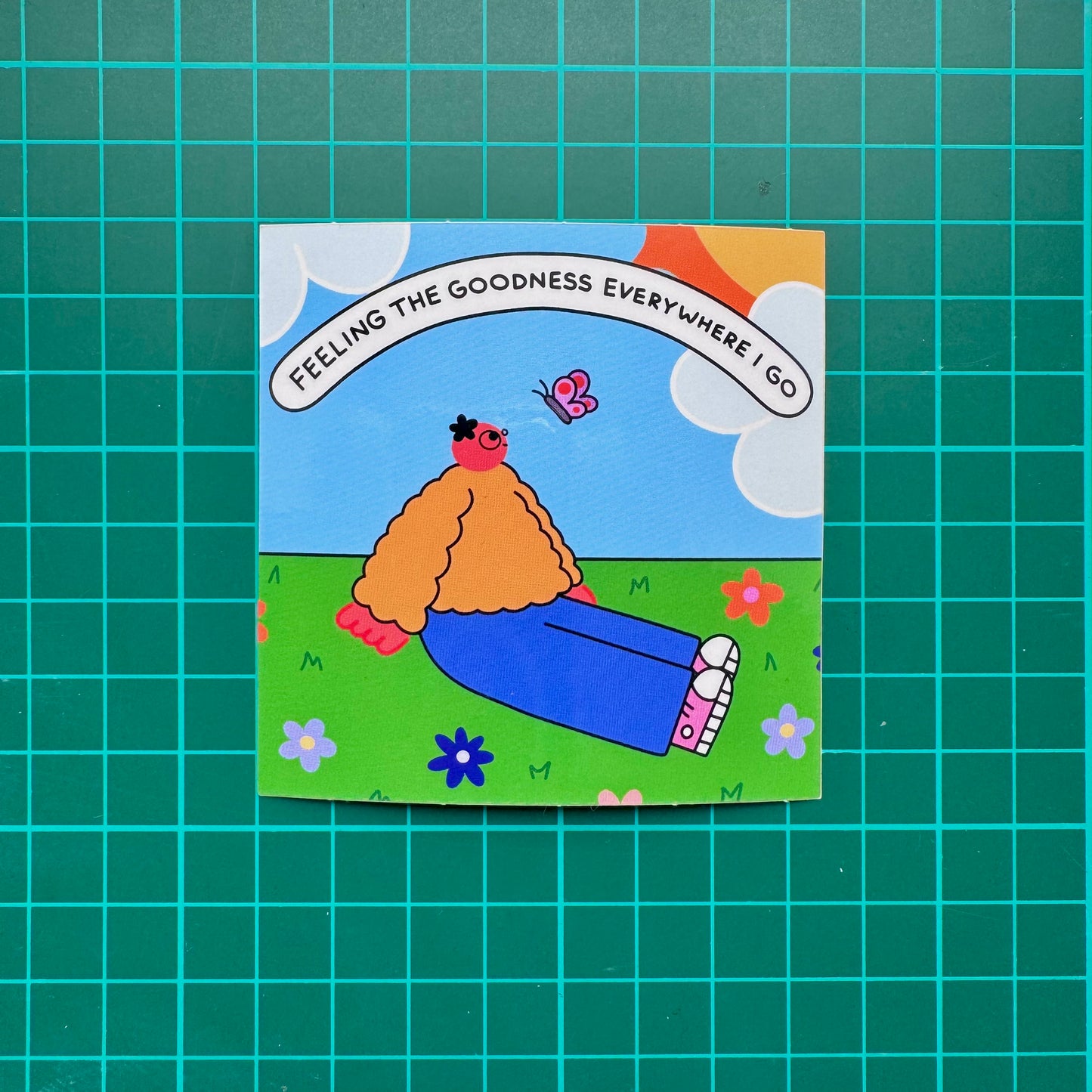 Feeling The Goodness Everywhere I Go Sticker