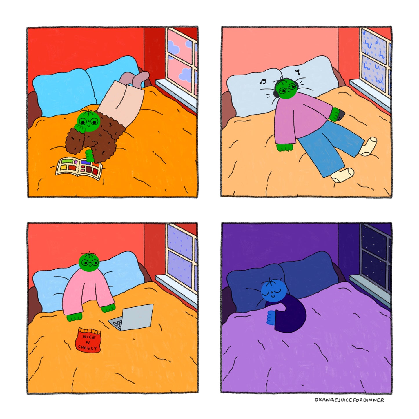 Bedroom Moods Comic